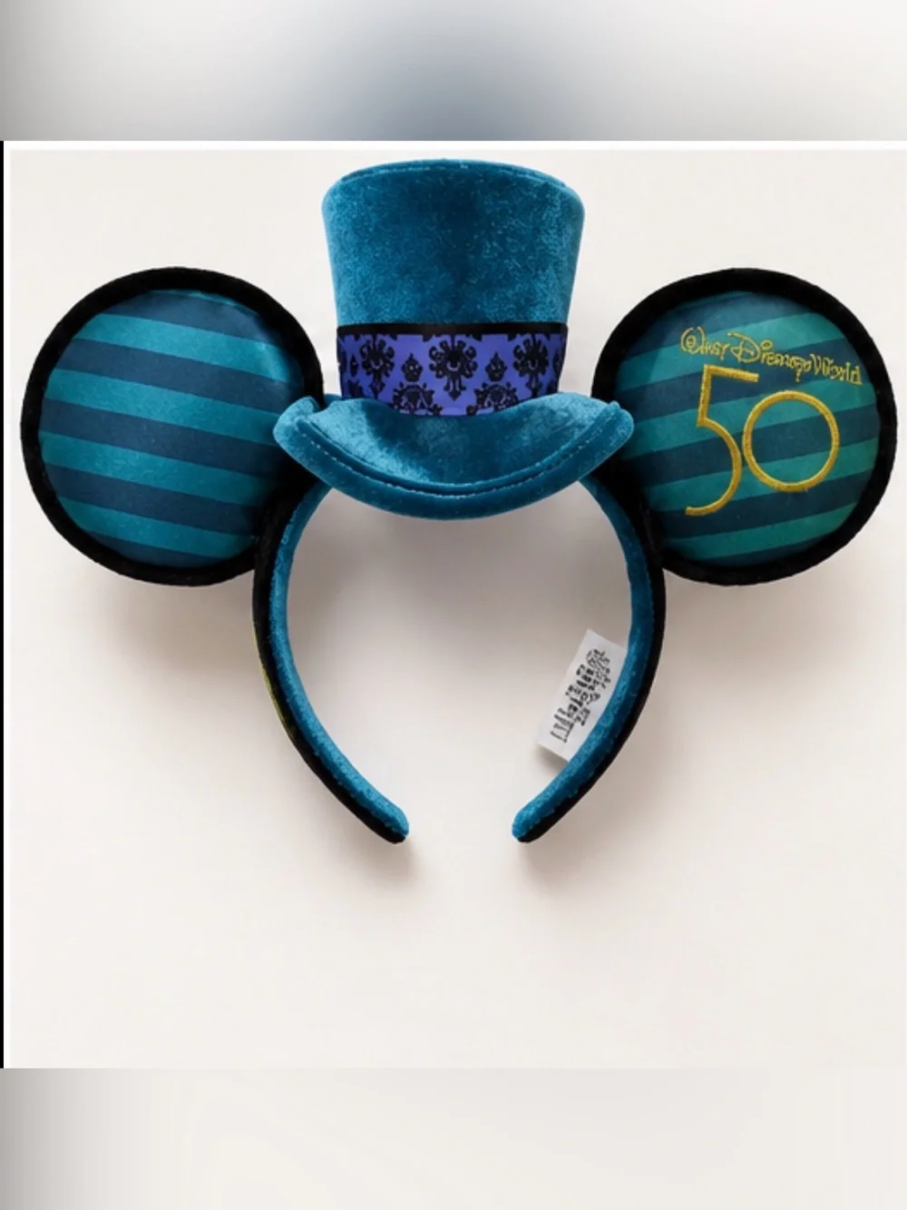 Disney 50th Anniversary Haunted Mansion Mickey Ear Headband